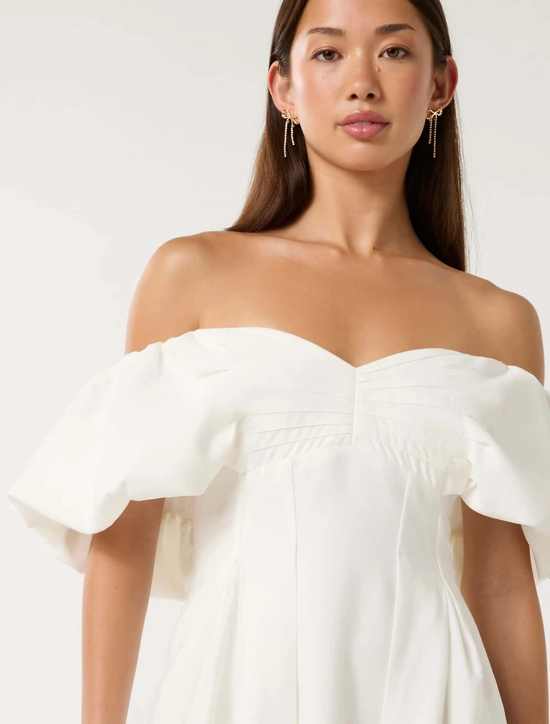Aminah Off Shoulder Mini Dress
