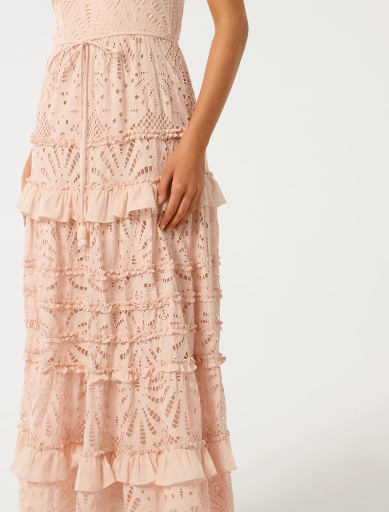 Aurelia Broderie Maxi Dress
