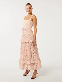 Aurelia Broderie Maxi Dress