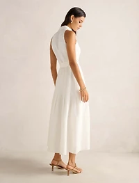 Lindsey Linen Tennis Dress