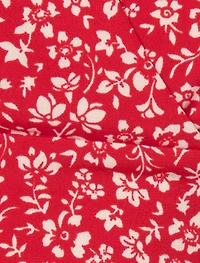 Lulu Printed Flutter Sleeve Top