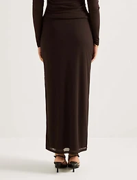 Mia Mesh Maxi Skirt
