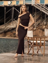 Mia Mesh Maxi Skirt