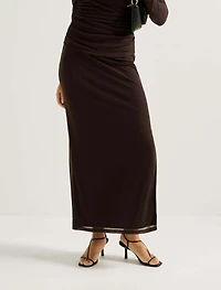 Mia Mesh Maxi Skirt