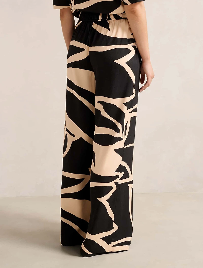 Ayla Printed Palazzo Pant