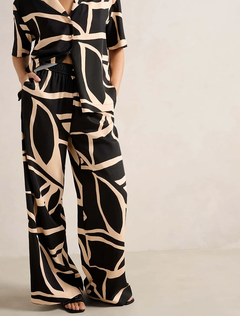Ayla Printed Palazzo Pant