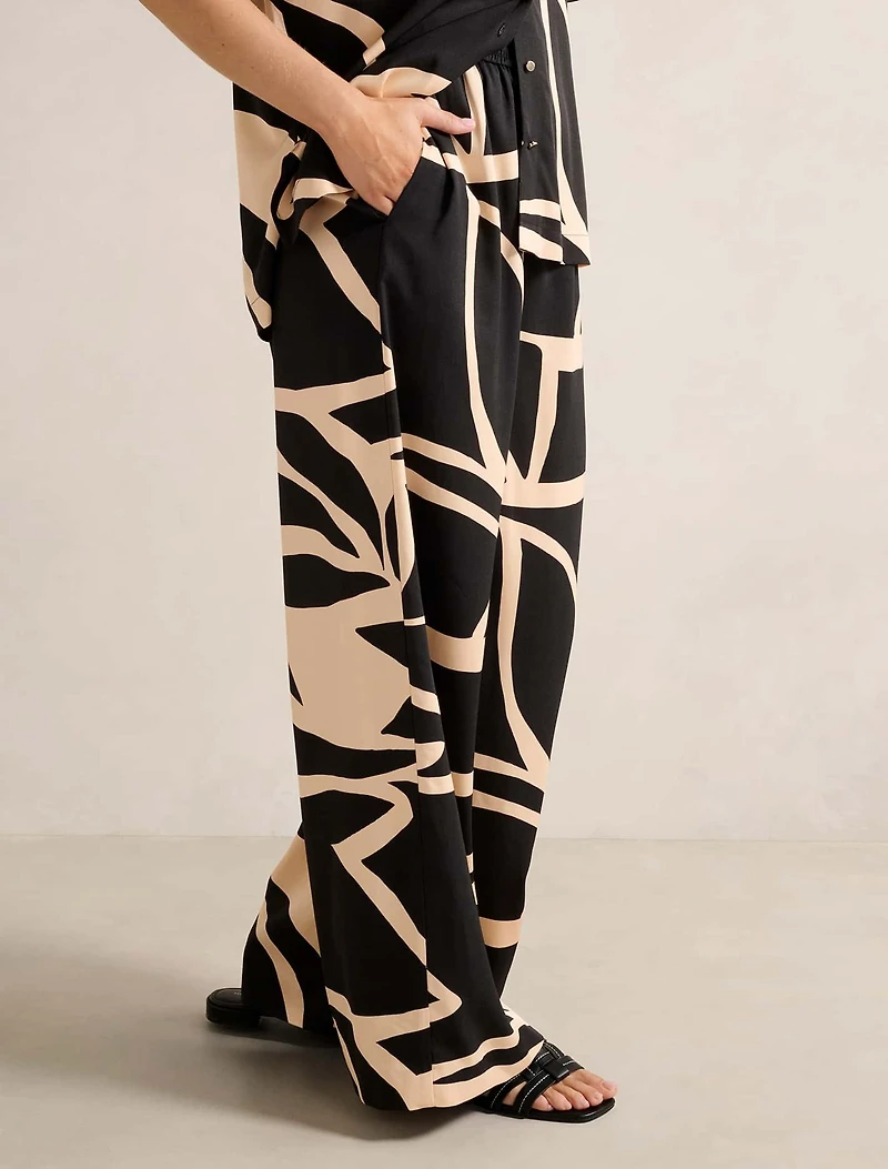 Ayla Printed Palazzo Pant
