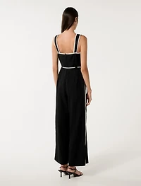 Rosalind Tipped Jumpsuit