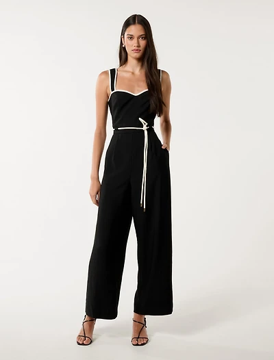 Rosalind Tipped Jumpsuit