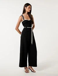 Rosalind Tipped Jumpsuit