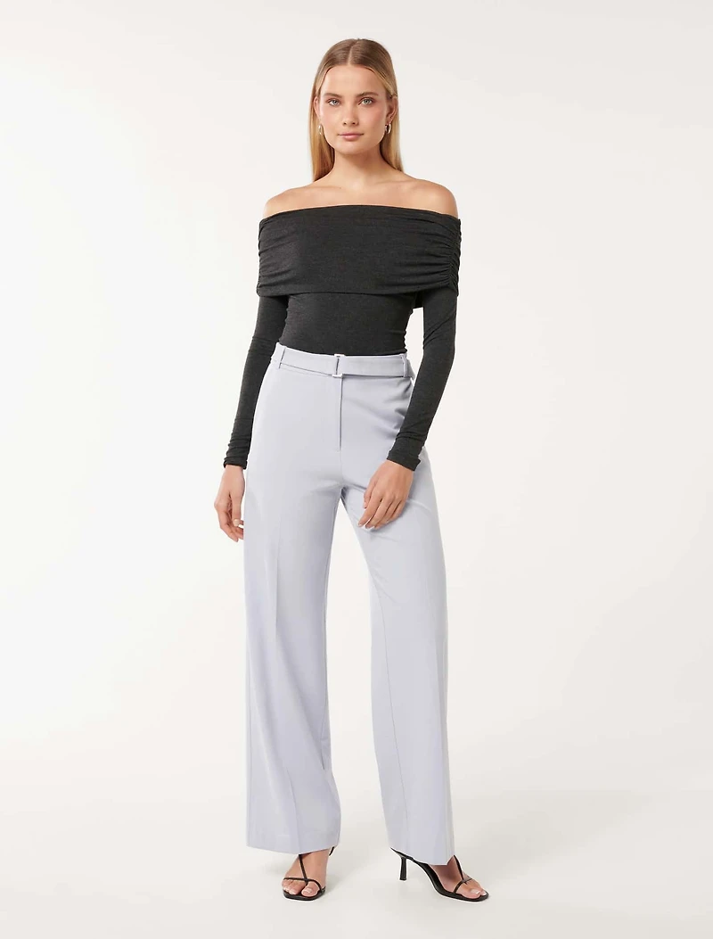 Rio Belted Straight Leg Pant