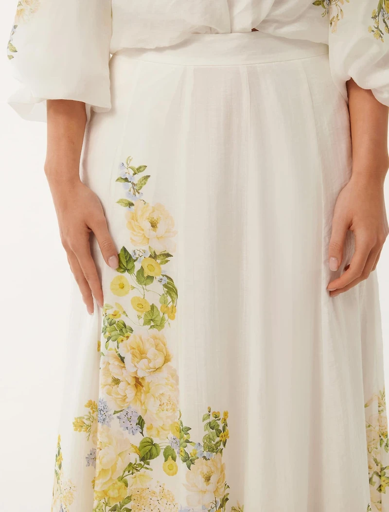 Gardenia Printed Skirt