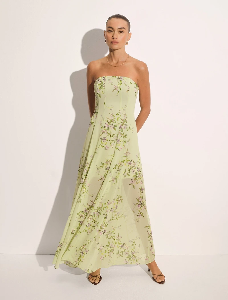 Kimora Strapless Midi Dress