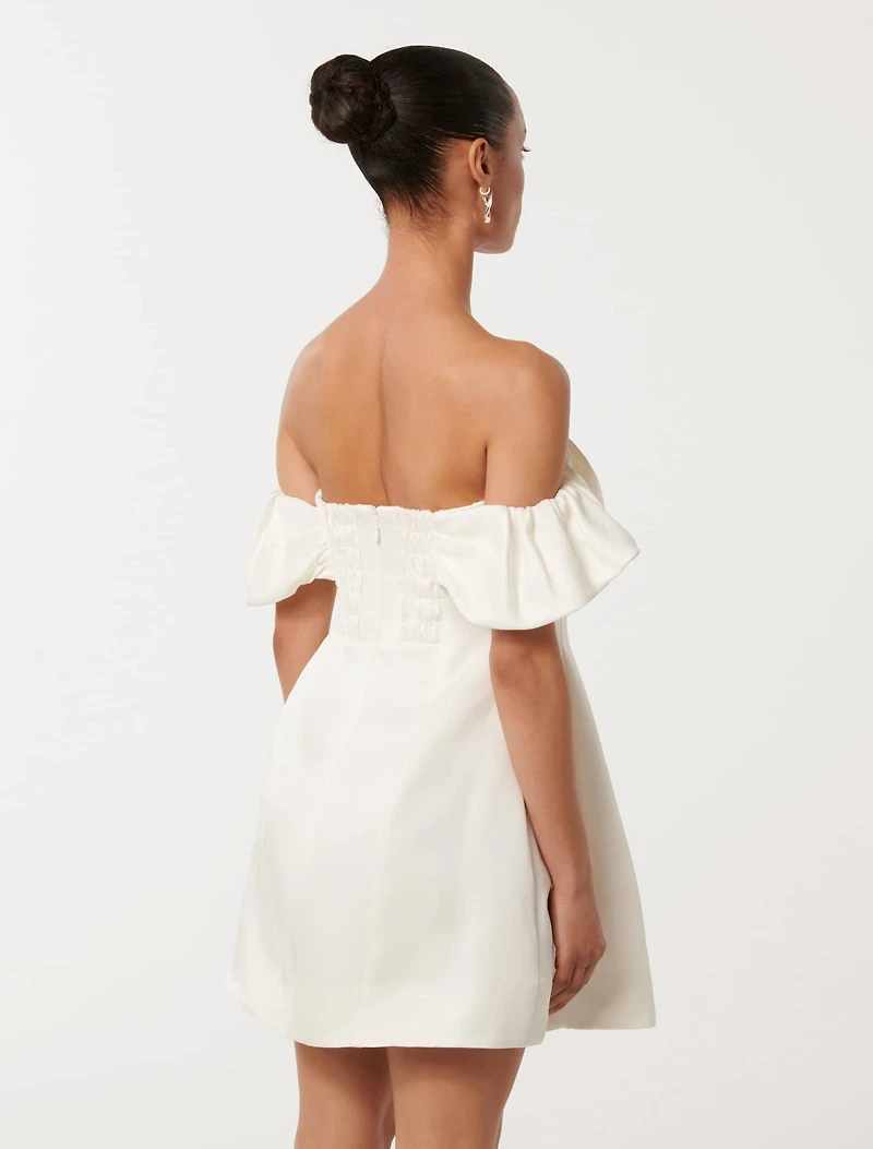 Jacquie Petite Off Shoulder Dress