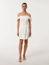 Jacquie Petite Off Shoulder Dress