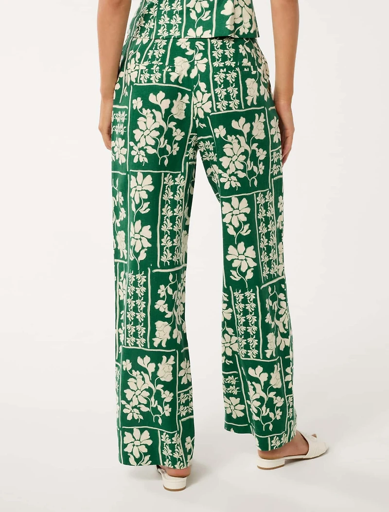 Marley Linen Wide-Leg Pants