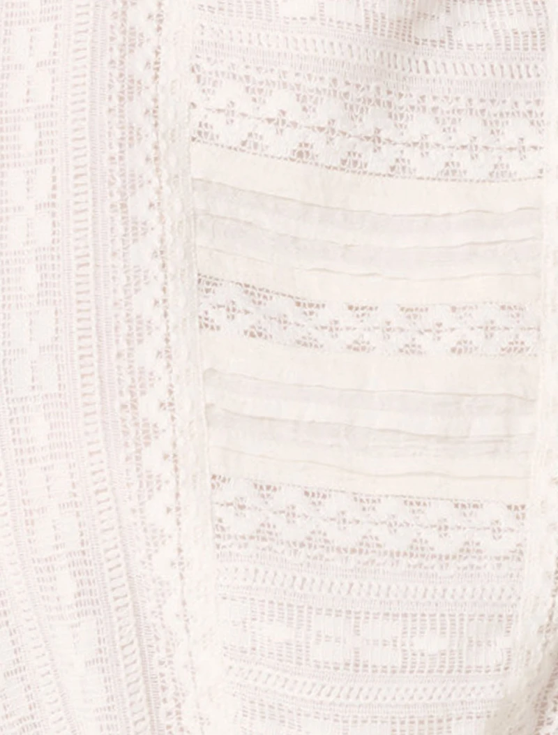 Rose Ruffle Sleeve Top