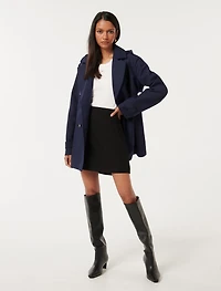 Rhea Petite Hooded Water Resistant Trench