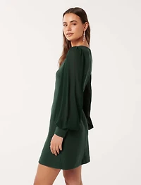 Adelaide V Neck Mini Dress