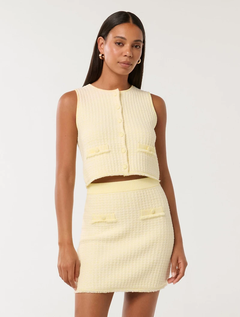 Aria Boucle Knit Tank