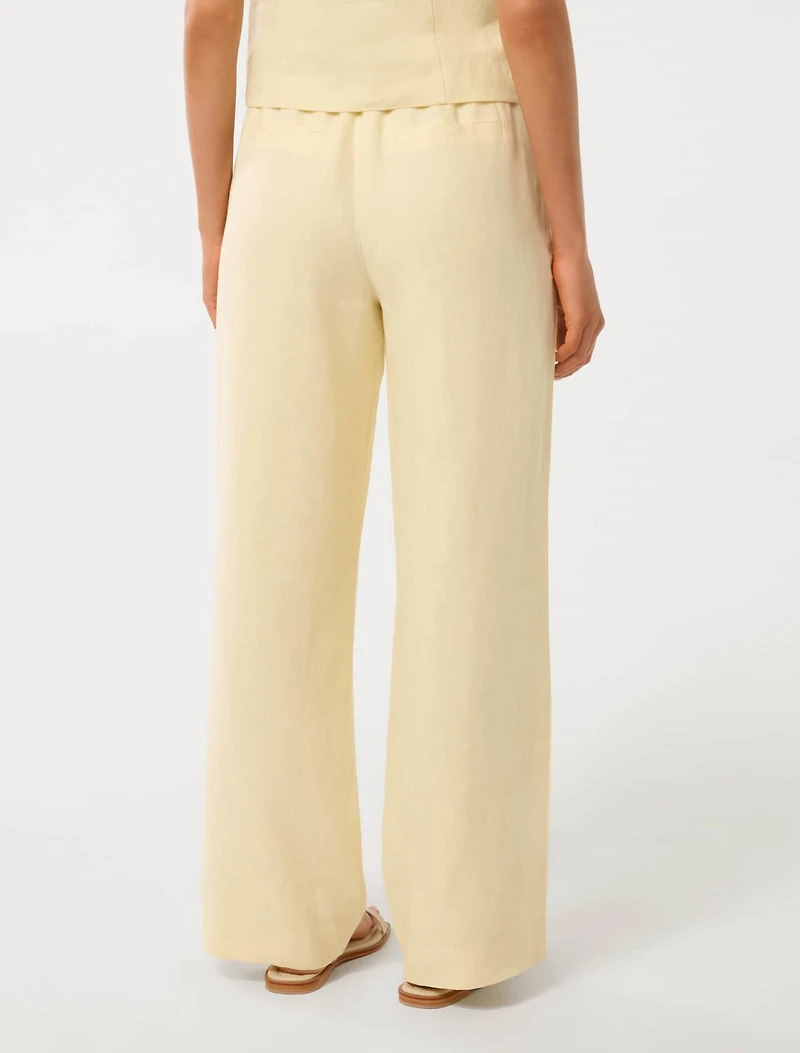 Eva Linen Straight Leg Pant