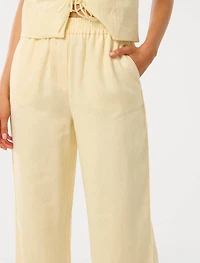 Eva Linen Straight Leg Pant