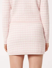 Louise Bouclé Knit Skirt