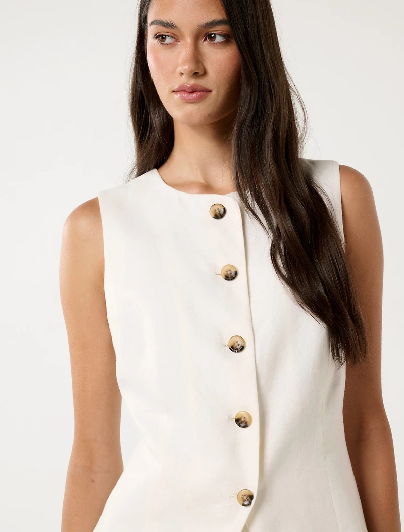 Pip High Neck Waistcoat