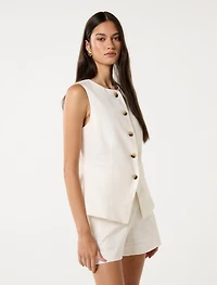 Pip High Neck Waistcoat