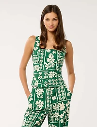 Miley Square-Neck Waistcoat