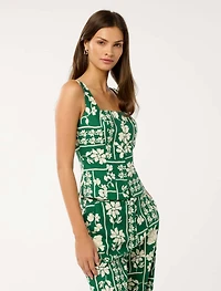 Miley Square-Neck Waistcoat