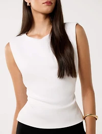 Chloe Shoulder Pad Top