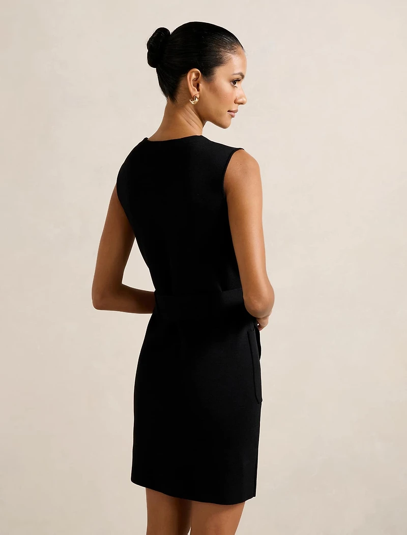 Parker Petite Luxe Utility Mini Dress