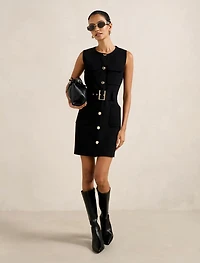 Parker Petite Luxe Utility Mini Dress