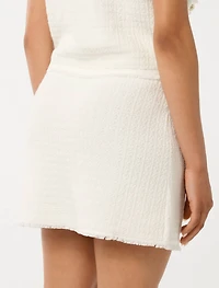 Faith Petite Boucle Knit Skirt