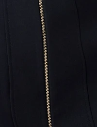 Hannah Zip Front Mini Dress