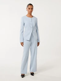 Grace Petite High Neck Blazer