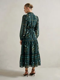 Tara Printed Midi Dress