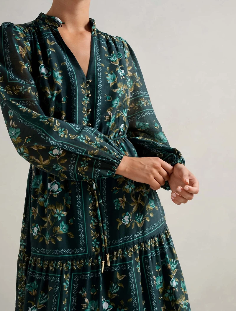 Tara Printed Midi Dress