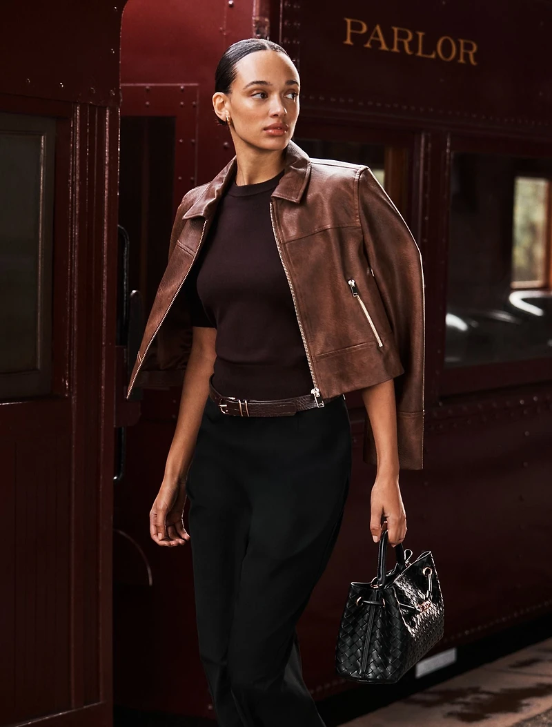 Wren Vegan Leather Jacket