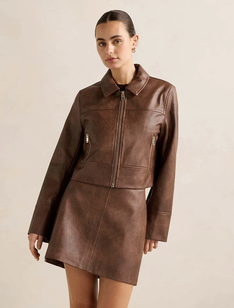 Wren Vegan Leather Jacket