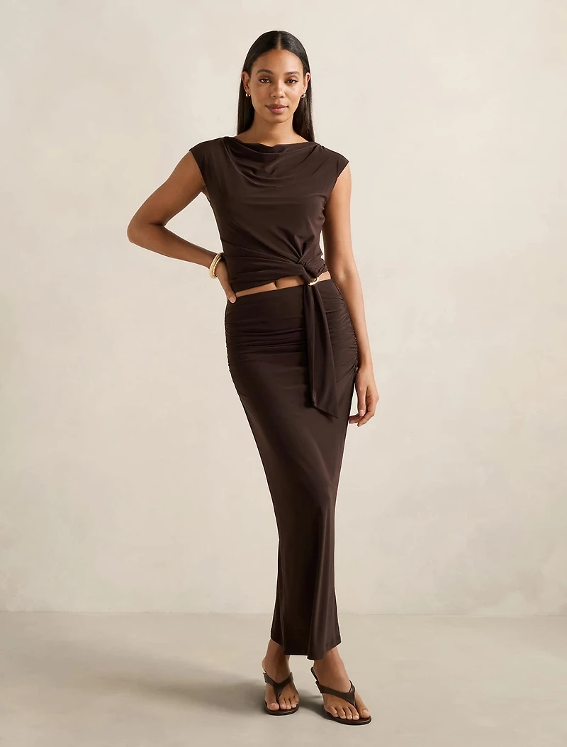 Jazelle Jersey Maxi Skirt