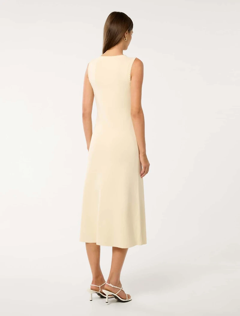 Delilah Pearl Detail Knit Dress