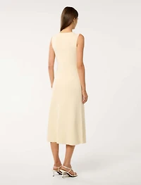 Delilah Pearl Detail Knit Dress