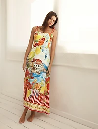 Sicilia Printed Midi Dress