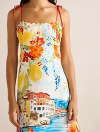 Sicilia Printed Midi Dress