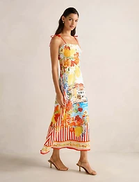 Sicilia Printed Midi Dress