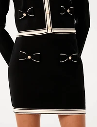 Cece Bow Detail Skirt