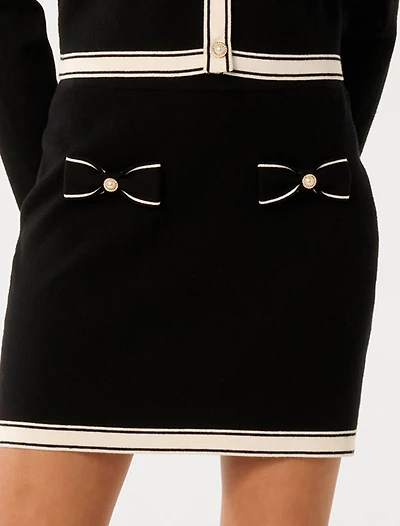 Cece Bow Detail Skirt