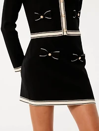 Cece Bow Detail Skirt